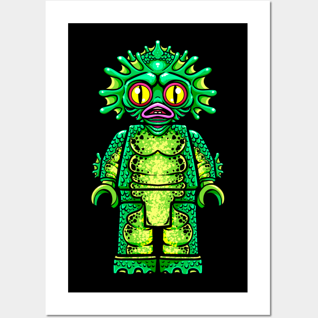 Winya no 177 Swamp Monster Wall Art by Winya